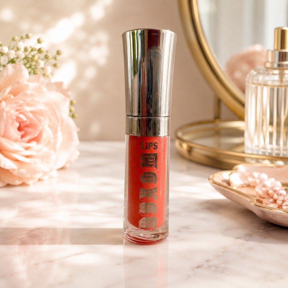 Buxom Full-On Lip Polish Lacey Shimmer Coral Pink Plumping Gloss .07 fl oz Mini